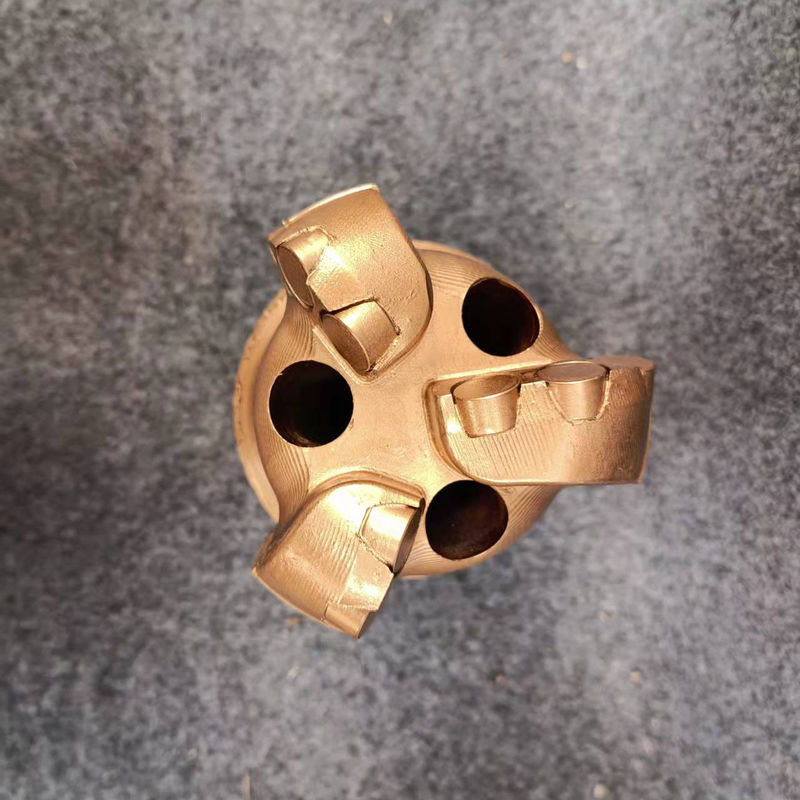 ノズルウォーターウェルPDCビット、固定カッターとPDCカッター付き、効率的な掘削作業用